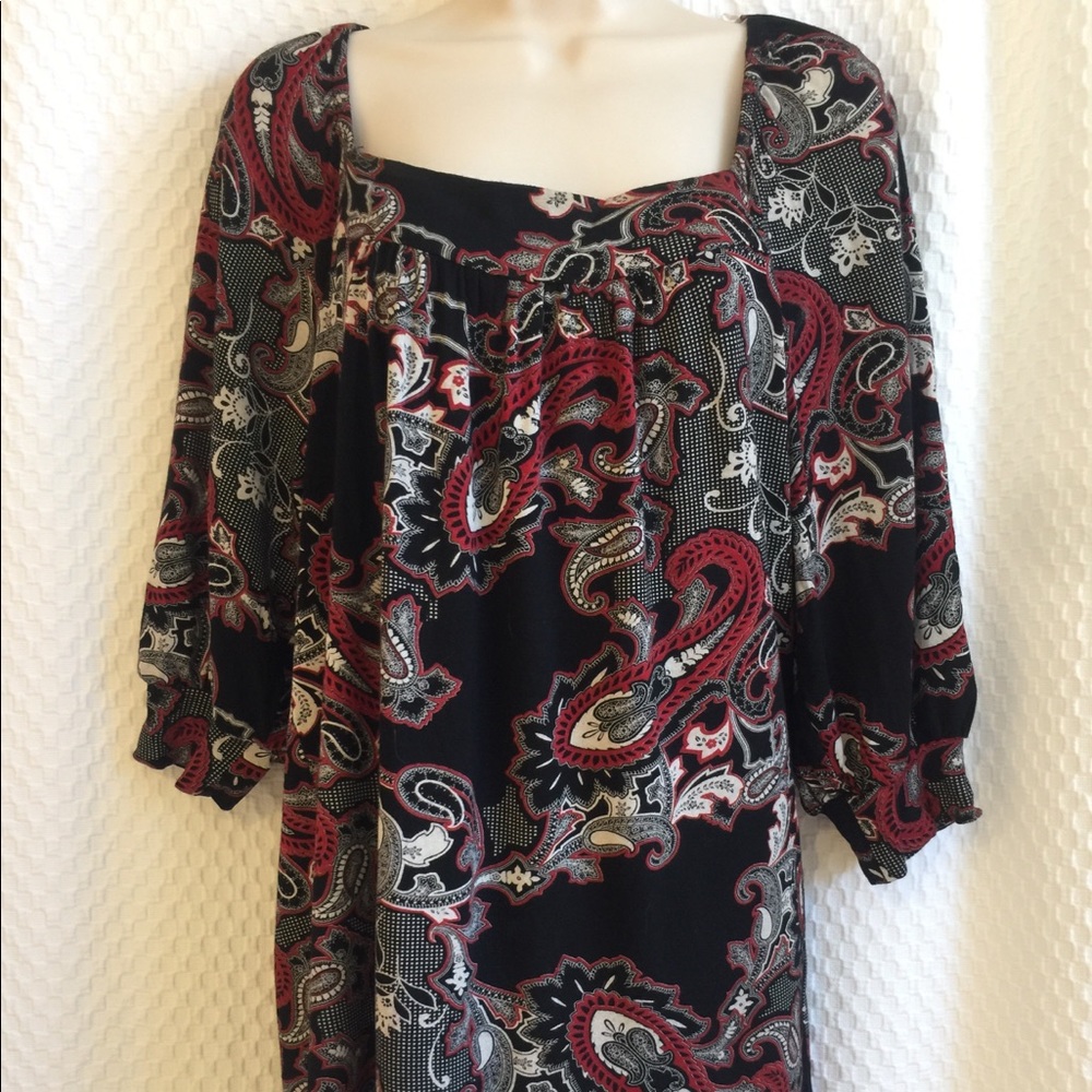 Karen Kane print blouse size M